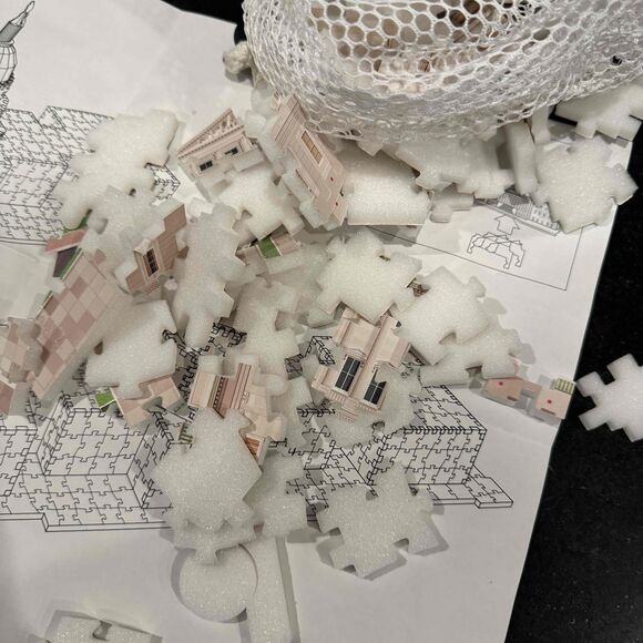 Puzz3D US Capitol 3D Puzzle MBG-15 COMPLETE NEW NO BOX with Instruction Manual - Picture 3 of 3